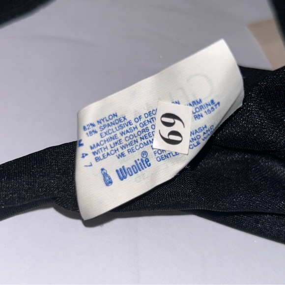 Vintage GELMART Style 2948 Black Wirefree Sheer Nylon Unlined Bralette Bra NWT - Picture 15 of 17